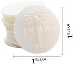 White Communion Wafer 1-5/16" No. 2 with Crucifix Design