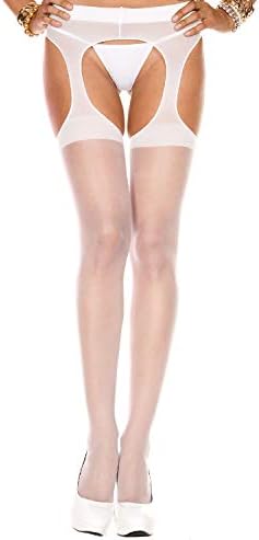 Sheer Suspender Pantyhose, Spandex Suspender Pantyhose