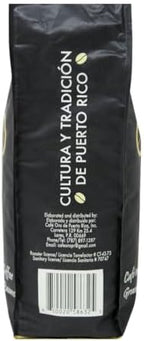 Cafe Oro Espresso Roasted Coffee Beans- Puerto Rican Coffee (2 pounds) in an Affinity Foods Bag