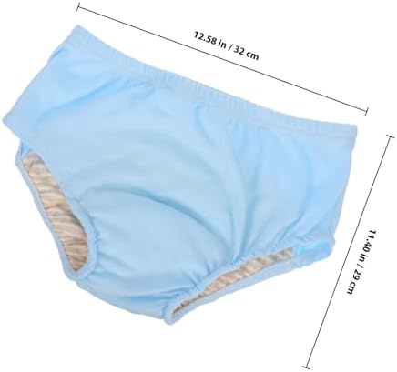 GLEAVI Elderly Nursing Underwear L Size, Washable Cotton Briefs with 80cc Leak Absorption, Breathable Anti-Leak Pants for Care and Multipurpose Use