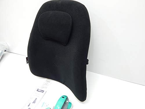 ObusForme Ergonomic Lowback Backrest Support - Helps Relieve Back Pain- Great for Travel & Home/Office/Car/Seat & Wheelchair- Adj Lumbar Cushion– Sciatica Relief- Portable & Comfortable