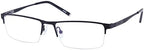 Computer Reading Glasses Mens Womens Anti Blue Ray Half Rim Readers