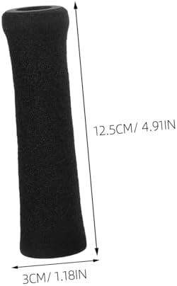 Beaupretty Cane Handle Grip Replacement Non-Slip Crutch Handles for Walking Stick Accessories Ergonomic Elderly Crutch Grips 4.92X1.18X1.18 Inch 2 Pack