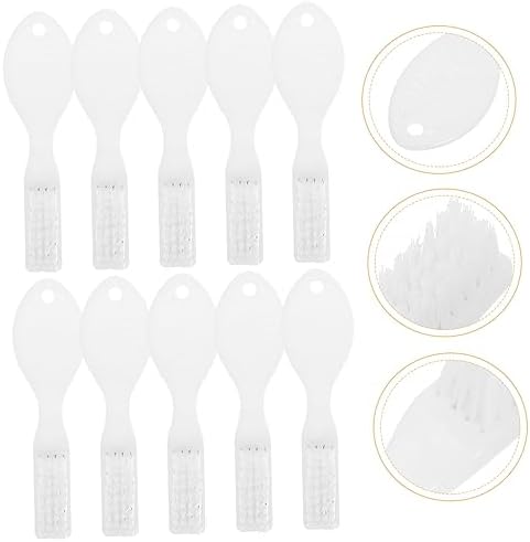 DOITOOL 10pcs Teeth Accessories Toothbrushes Mini Clean Tools Mini Toothbrush Small ES Prison Use Size Tiny Prison ES Tooth Brush