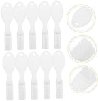 DOITOOL 10pcs Teeth Accessories Toothbrushes Mini Clean Tools Mini Toothbrush Small ES Prison Use Size Tiny Prison ES Tooth Brush