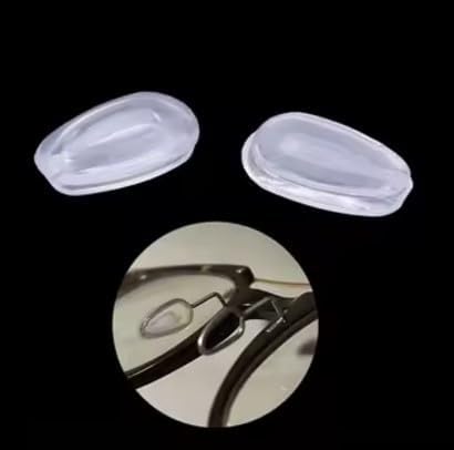 4 Pairs 8 Pcs Nose Pads Nose Pieces Replacement For Oakley Holbrook Metal,Feedback,Blender,Deviation ..Push in Silicone Comfort Air Cushion Flexible Part Sunglasses Eyeglasses