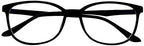 Photochromic Gray +2.50 Readers Black Frame Mens Womens Reading Glasses Eyewear