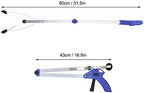 Grabber Reacher Tool, 31.5 Inch Collapsible Lightweight Garbage Grabbers for Seniors, Reach Tool for Garbage Pick Up Stick, Dustpan