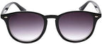 Calabria 8114SR Designer Round Oval Reading Sunglasses Men Women Trendy Sunglass Readers Gradient Grey Lenses UV Protection