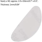 Freebily 20 Pairs of Soft Hypo-allergenic Adhesive Silicone Anti-Slip Nose Pads Grips for Eyeglass Glasses and Sunglasses Clear One Size