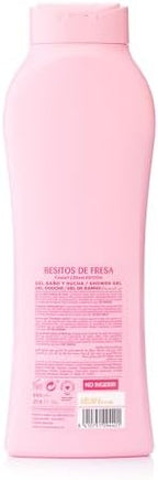 TULIPAN NEGRO Strawberry Kiss Shower Gel, 21.9 fl oz - Sweet and Nourishing Body Wash