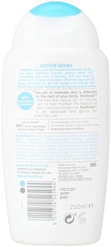 Femfresh 250ml Ultimate Care Active Fresh Wash - by Femfresh