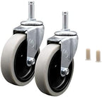 Service Caster Brand – Compatible with/Replacement for – Janitor Cleaning Carts – Fits Most Rubbermaid Janitorial Carts