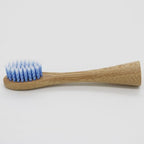 Bamboo Toothbrush Heads Replacement for Lumineux/Boka Sonic Eletric Toothbursh Refill, 3 PCS