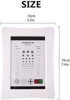 LED Eye Chart Light Box with Astigmatism Vision Marker Standard Logarithmic Vision Eye Vision Chart for Home Optical Shop