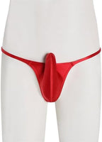 Male Thong Sexy Mens G String Underwear T-Back Bulge Pouch Low Rise Lingerie