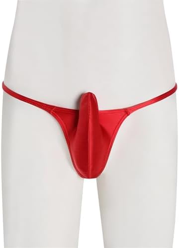 Male Thong Sexy Mens G String Underwear T-Back Bulge Pouch Low Rise Lingerie
