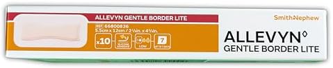 ALLEVYN Gentle Border Lite Foam Dressing 66800836 2.13X4 Inch, Pack of 10