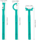 3pcs Boy Girl Tongue Trainer Oral Muscle Training Set Green Tongue Tip Exercise Tools for Speech Clarity and Rehabilitation for Home School Use