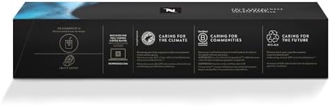 Nespresso Capsules Vertuo, Ice Leggero, 50-Count Double Espresso Coffee Pods, Brews 2.7 oz.