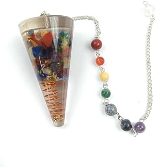 Jet Orgone Pendulum 6 Healing 2" Free Booklet Jet International Crystal Therapy