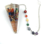 Jet Orgone Pendulum 6 Healing 2" Free Booklet Jet International Crystal Therapy