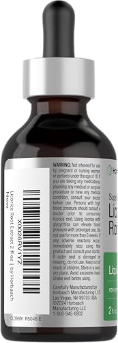 Horbäach Licorice Root Extract | 2 fl oz | Alcohol Free Tincture | Vegetarian Liquid Supplement | Non-GMO & Gluten Free
