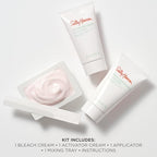 Sally Hansen Bleach Cream for Facial & Body Hair | Vegan Formula with Glycerin | All Skin Types