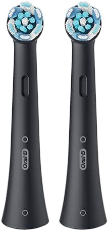 Oral-B iO Series Ultimate Clean Electric Toothbrush Replacement Brush Heads for an Oral-B Electric Toothbrush, 2 Count, Black