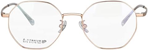 SHINU Blue Light Blockers Computer Glasses Men Women Titanium Frame with Spring Hinge Eyeglasses-8315