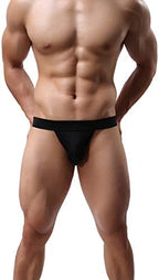 eywlwaar Men's Athletic Supporter Briefs Jockstrap Underwear Elastic Nylon Pouch Bikini Briefs