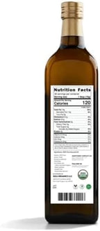 USDA Certified Organic Cold Pressed Unrefined Raw Avocado Oil - 16 fl.oz
