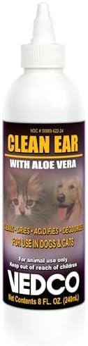 Vedco Clean Ear w/Aloe Vera, 8oz