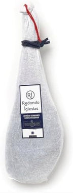 Jamon Serrano KIT - Gran Reserva Ham +16 months aged - Bone In (aprox 15-17 Lbs) Includes Ham Stand + Knife + Cover - Spain Gourmet Delicatessen