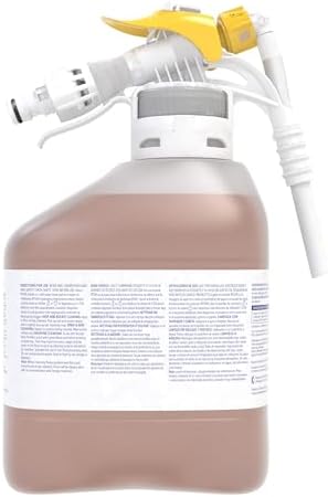 Diversey 93063390 Stride Citrus SC Neutral Cleaner, Commercial Floor Cleaner, Citrus Scent, Ready-to-Dispense (RTD) Concentrate, 5-Liter