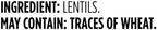Amazon Grocery, Lentils, Non GMO, Excellent Source of Fiber, 16 Oz