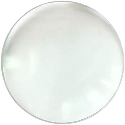 Replaceable Magnifying Glass Optics Lens 30x 50mm Double Convex Lens for Reading Small Prints,Maps,Book,Documents,Insect Inspection,Jewelry, Rocks,Coins, Low Vision