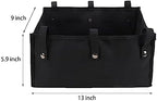 Walker Bag Under Seat for Four Wheel Rollator, Rollator Bag Tote Organizer Pouch Storage to Walkers for Senoirs, Walker Accessories (medium, Black)
