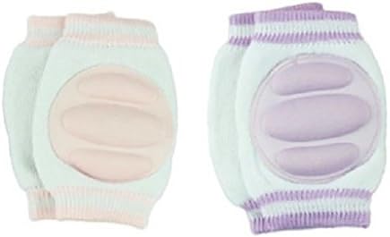 2 Pairs: Two Elephants Tiny Tot Knee Guard (Blue/Yellow)