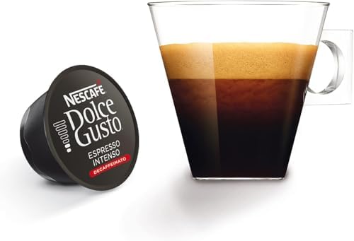 Nescafé Dolce Gusto Espresso Intenso Decaf/Decaffeinated Coffee Pods x16 (Pack of 1)