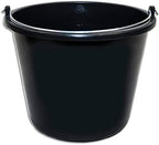Stella Bucket for Construction Site - Black (5 Litres)