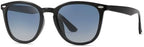 FEISEDY Retro Photochromic Classic Polarized Sunglasses for Women Men Trendy Style Vintage Sunnies B1123