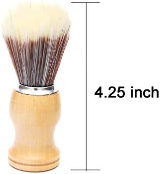 Shaving Brushes for Men with Wooden Handle Pure Hair Soft Face Cleaning Makeup Facial Razor Brush Shave Tools