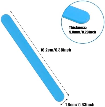 Silicone Stir Sticks, 4 Pcs Reusable Silicone Mixing Sticks for Resin, Epoxy, Liquid, Paint, Popsicle Stirring Tool for DIY Crafts