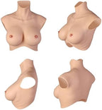 Realistic Breast Forms Silicone Breastplate for Crossdresser Drag Queen Mastectomy Transgender ladyboy Cosplayer