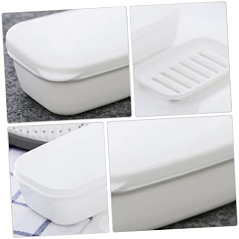 Ciieeo 2pcs Bathroom Organizers Soap Container Soap Holder Storage Box Shower Storage Decor