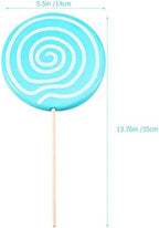 Zerodeko 2pcs Simulation Lollipop Fake Food Adornment Lollipop Photo Prop Prop Creative Photo Large Candy Ornament Party Scene Ornament Party Decor