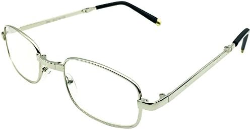 3 PRS Mens Womens Folding Reading & Travel +6.00 Glasses w Case