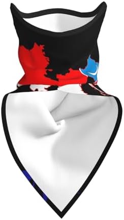 Flag Map Of Croatia Triangle Neck Gaiter Balaclavas Bandana Uv Sun Protection Face Scarf Cover Mask For Women Men