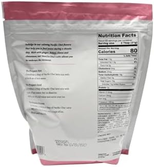 Pacific Chai Vanilla Chai Latte Mix, Instant Chai Tea Latte Powder Drink Mix, Gluten Free, Kosher, Spiced Tea Latte, 3 LB